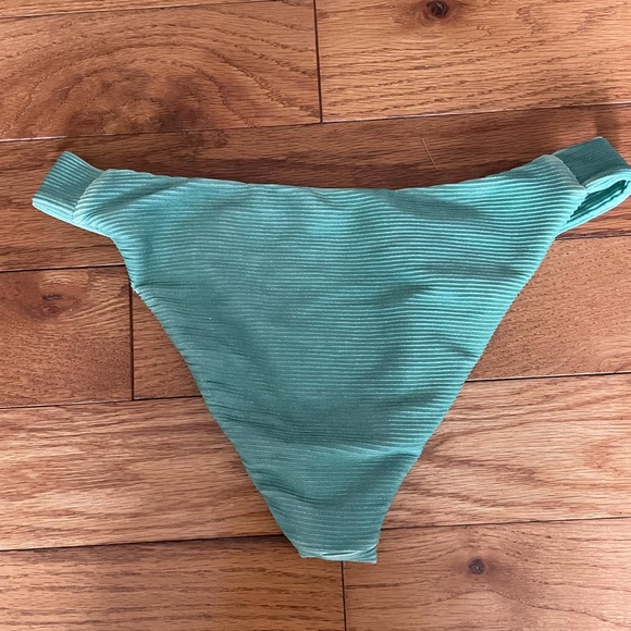 RVCA green ribbed bikini bottoms - Picture 3 of 4